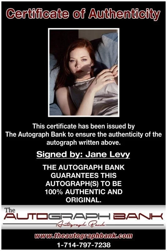 Jane Levy — Jane Levy authentic signed celebrity 8x10 photo W/Certificate Autographed (C1), image 2