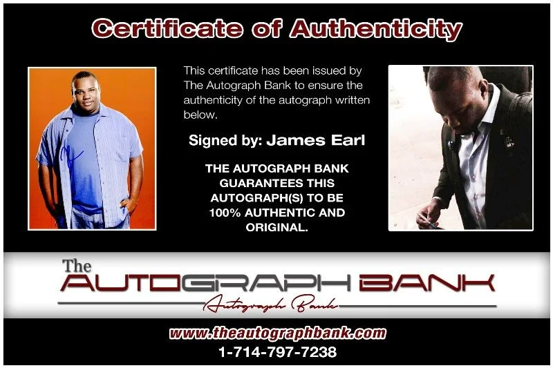 James Earl — James Earl authentic signed celebrity 8x10 photo W/Cert Autographed 125j1, image 2