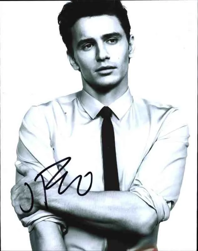 James Franco — James Franco signed celebrity 8x10 photo W/Certificate (A00231)