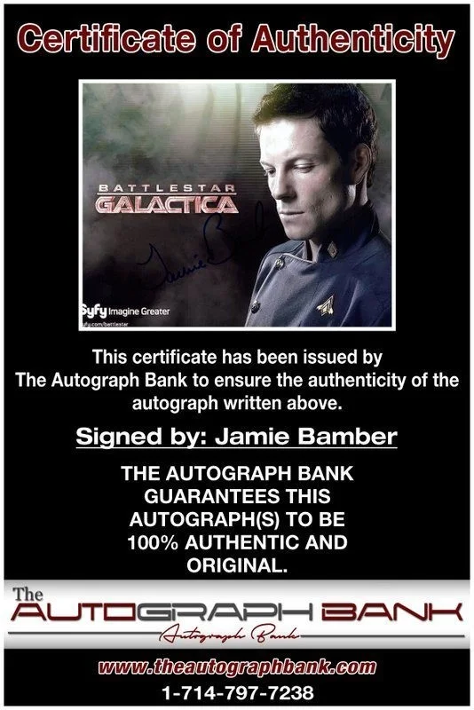 Jamie Bamber — Jamie Bamber authentic signed celebrity 8x10 photo W/Cert Autographed C3, image 2