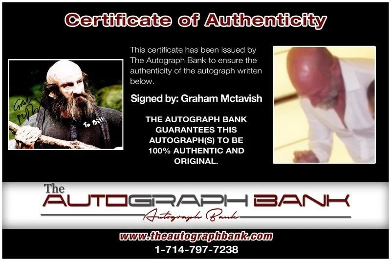 Graham Mctavish — Graham Mctavish authentic signed celebrity 8x10 photo W/Cert Autographed C4, изображение 2