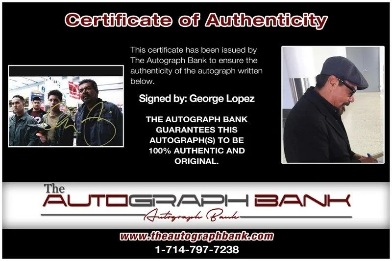 George Lopez — George Lopez authentic signed celebrity 8x10 photo W/Cert Autographed D9, image 2