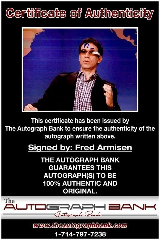 Fred Armisen — Fred Armisen authentic signed celebrity 8x10 photo W/Cert Autographed C3, изображение 2