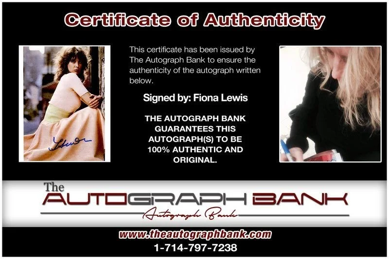 Fiona Lewis — Fiona Lewis authentic signed celebrity 8x10 photo W/Cert Autographed C12, image 2