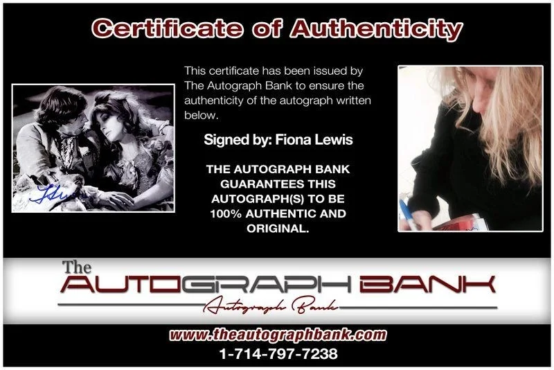 Fiona Lewis — Fiona Lewis authentic signed celebrity 8x10 photo W/Cert Autographed C19, image 2