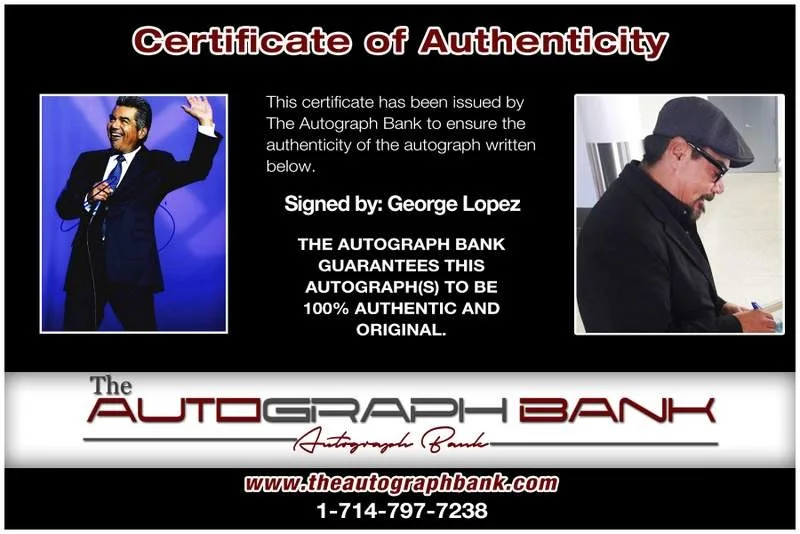 George Lopez — George Lopez authentic signed celebrity 8x10 photo W/Cert Autographed B0018, изображение 2