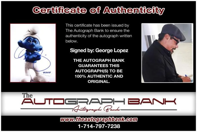 George Lopez — George Lopez authentic signed celebrity 8x10 photo W/Cert Autographed B0010, изображение 2