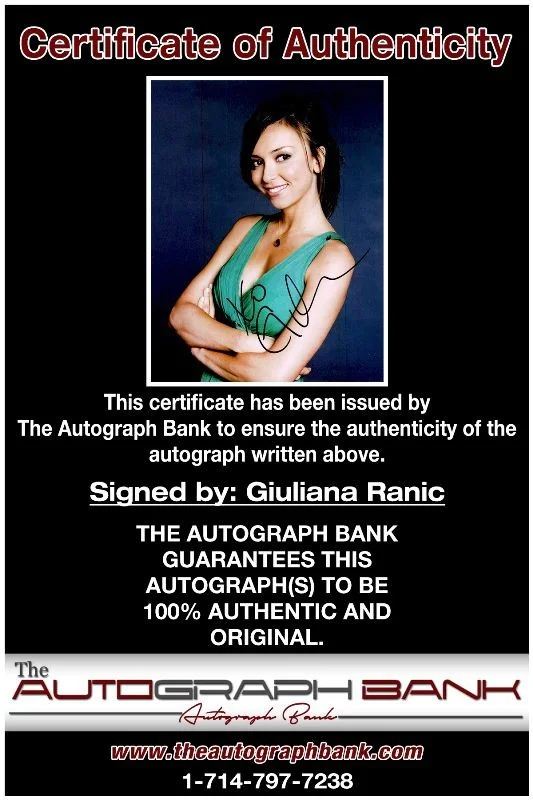 Giuliana Rancic — Giuliana Rancic authentic signed celebrity 8x10 photo W/Cert Autographed 125c1, image 2