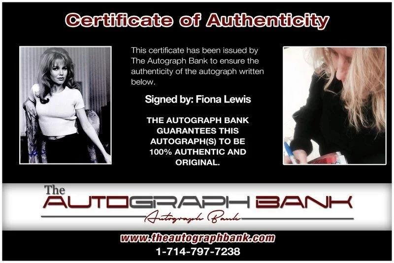 Fiona Lewis — Fiona Lewis authentic signed celebrity 8x10 photo W/Cert Autographed C5, image 2