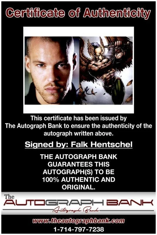 Falk Hentschel — Falk Hentschel authentic signed celebrity 8x10 photo W/Cert Autographed C6, изображение 2