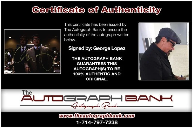 George Lopez — George Lopez authentic signed celebrity 8x10 photo W/Cert Autographed D11, изображение 2
