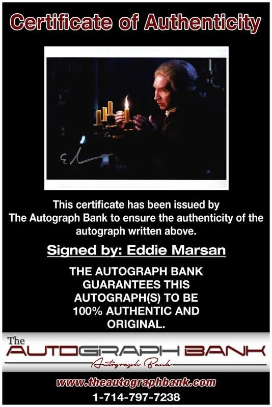 Eddie Marsan — Eddie Marsan authentic signed celebrity 8x10 W/Certificate Autographed (A0004), image 2