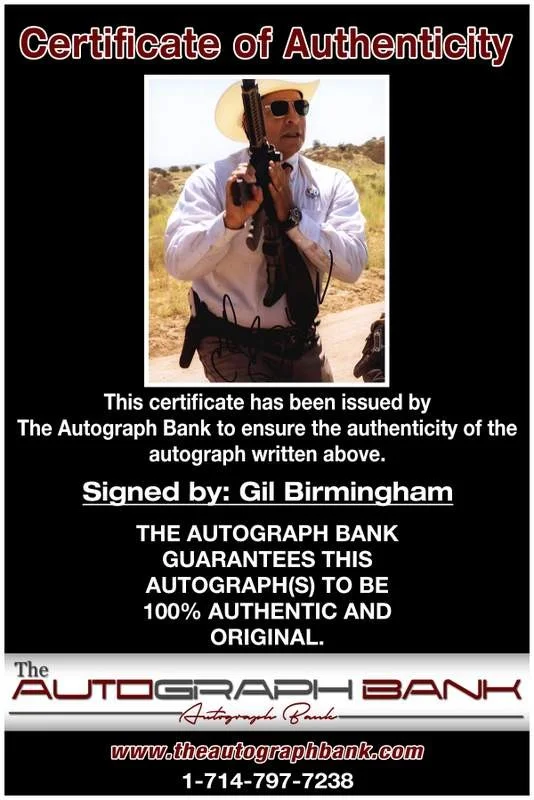 Gil Birmingham — Gil Birmingham authentic signed celebrity 8x10 W/Certificate Autographed (A0004), image 2