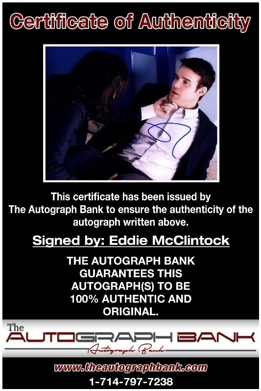Eddie McClintock — Eddie McClintock authentic signed celebrity 8x10 photo |CERT Autographed 1326g7, изображение 2