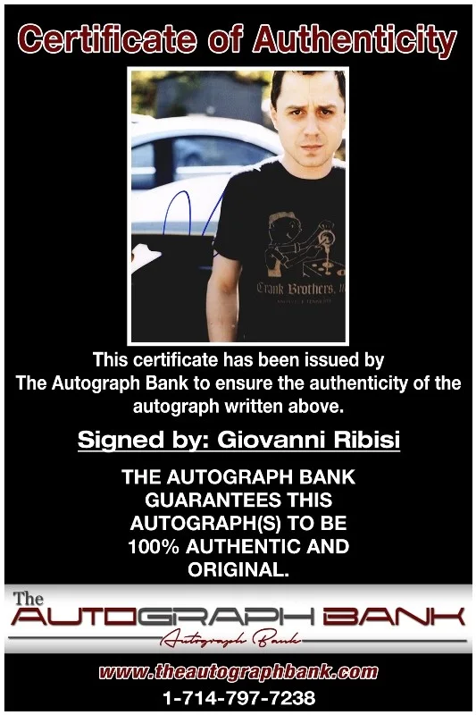 Giovanni Ribisi — Giovanni Ribisi authentic signed celebrity 8x10 photo W/Cert Autographed 13716a1, image 2