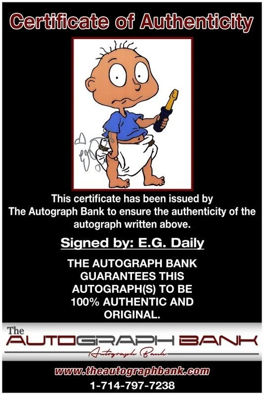 E.G. Daily — E.G. Daily authentic signed celebrity 8x10 photo W/Cert Autographed D1, изображение 2