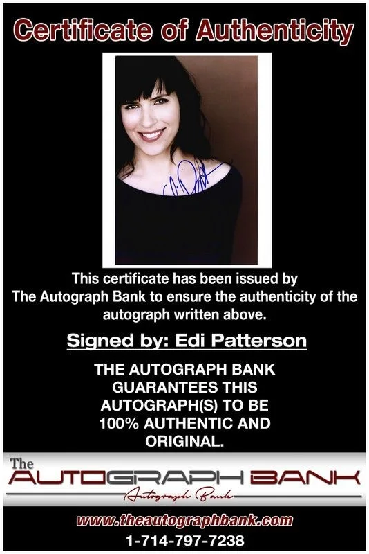 Edi Patterson — Edi Patterson authentic signed celebrity 8x10 photo W/Cert Autographed D2, image 2