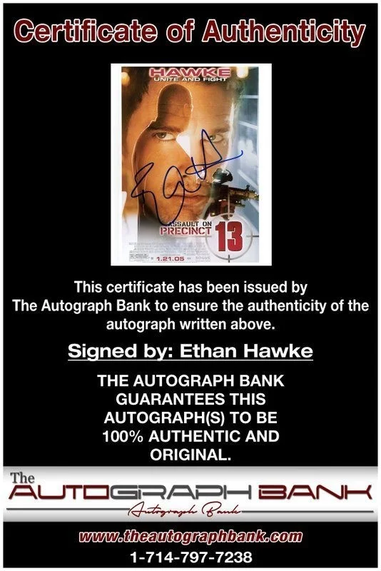 Ethan Hawk — Ethan Hawk authentic signed celebrity 8x10 photo W/Cert Autographed C1, image 2