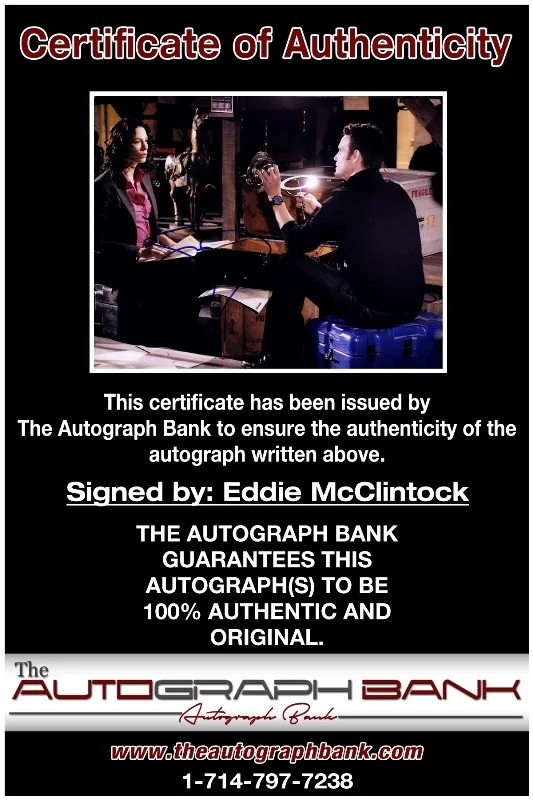 Eddie McClintock — Eddie McClintock authentic signed celebrity 8x10 photo |CERT Autographed 1326g2, изображение 2