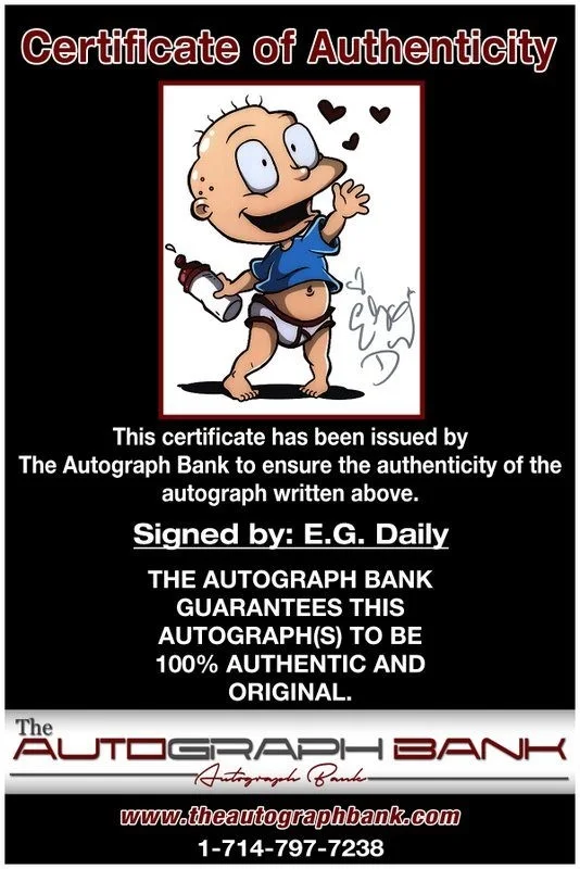 E.G. Daily — E.G. Daily authentic signed celebrity 8x10 photo W/Cert Autographed D6, изображение 2