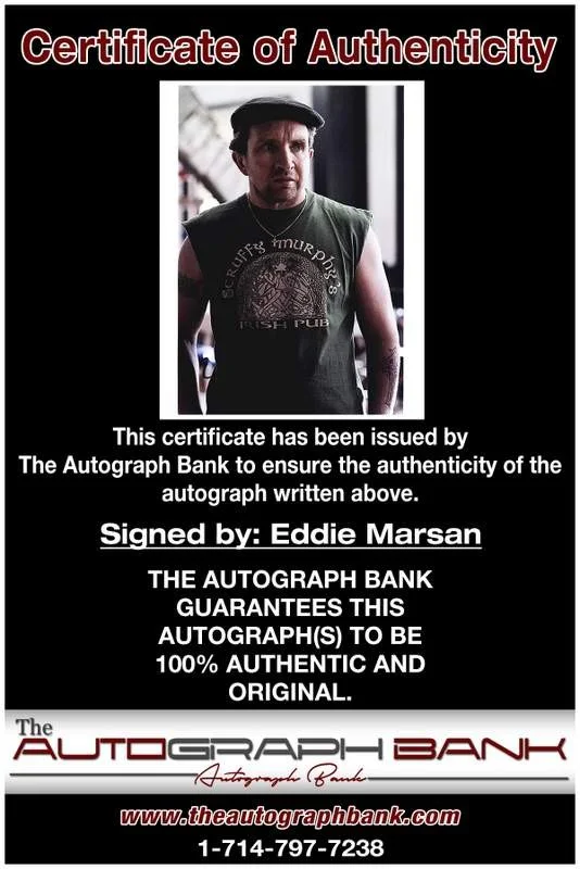 Eddie Marsan — Eddie Marsan authentic signed celebrity 8x10 W/Certificate Autographed (A0001), image 2