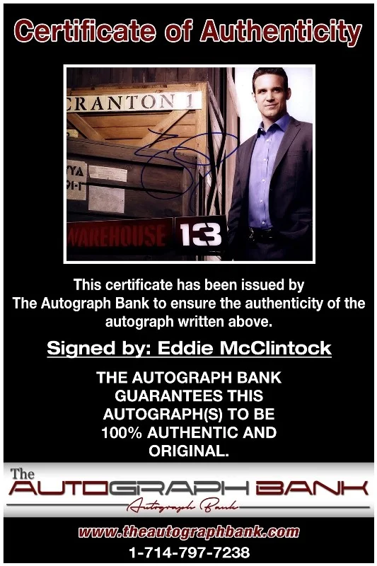 Eddie McClintock — Eddie McClintock authentic signed celebrity 8x10 photo |CERT Autographed 1326g5, изображение 2