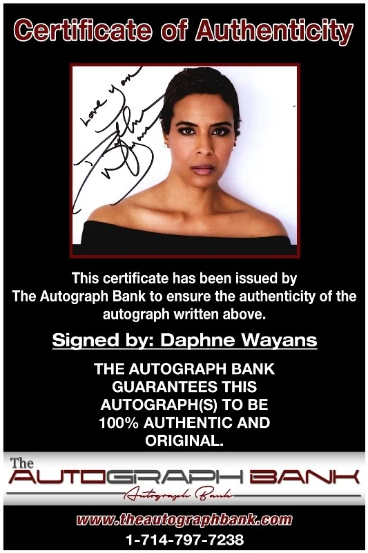 Daphne Wayans — Daphne Wayans authentic signed celebrity 8x10 photo W/Cert Autographed 51816a1, изображение 2