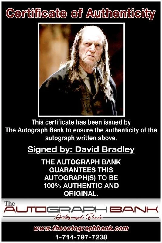 David Bradley — David Bradley authentic signed celebrity 8x10 photo W/Cert Autographed C8, image 2