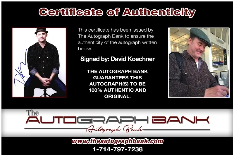 David Koechner — David Koechner authentic signed celebrity 8x10 photo W/Cert Autographed 51816k1, изображение 2