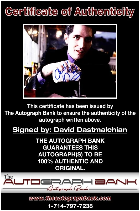 David Dastmalchian — David Dastmalchian authentic signed 8x10 photo |CERT Autographed 41916a2, image 3