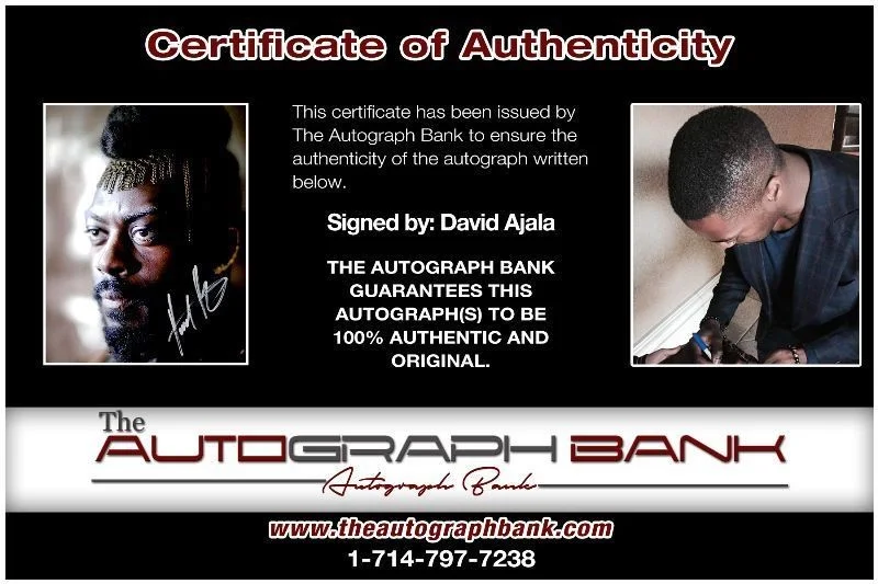 David Ajala — David Ajala authentic signed celebrity 8x10 photo W/Cert Autographed 2616b, image 2