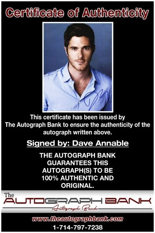 Dave Annable — Dave Annable authentic signed celebrity 8x10 photo W/Cert Autographed D1, image 2