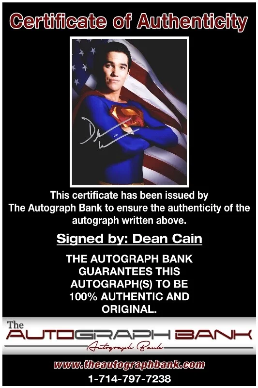 Dean Cain — Dean Cain authentic signed celebrity 8x10 photo W/Cert Autographed 40216a1, image 2