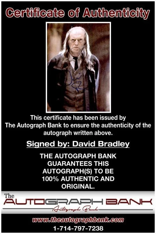 David Bradley — David Bradley authentic signed celebrity 8x10 photo W/Cert Autographed C5, image 2
