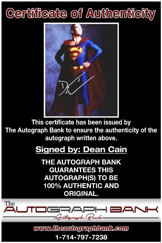 Dean Cain — Dean Cain authentic signed celebrity 8x10 photo W/Cert Autographed 40216b1, изображение 2