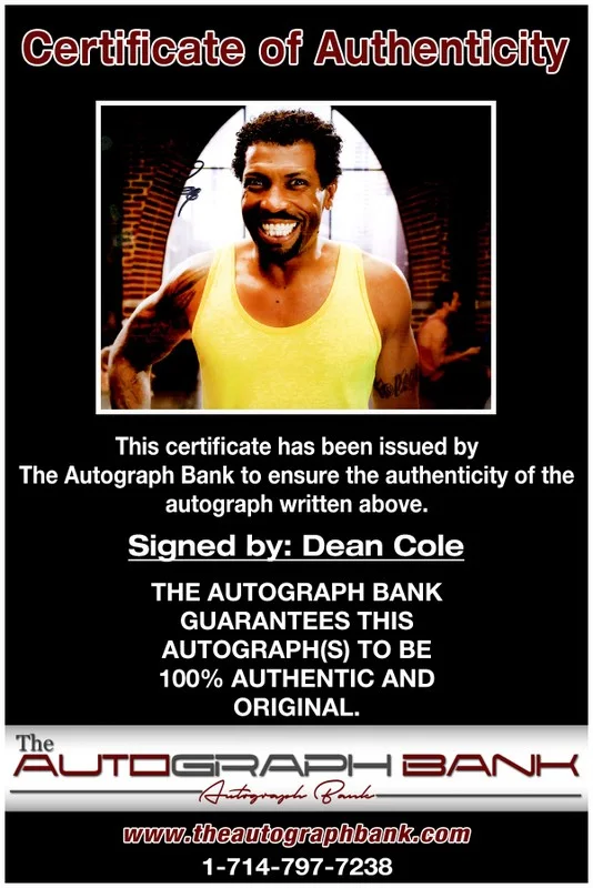 Dean Cole — Dean Cole authentic signed celebrity 8x10 photo W/Cert Autographed 2616b, image 2