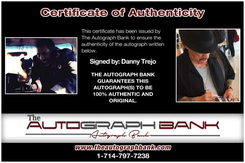 Danny Trejo — Danny Trejo authentic signed celebrity 8x10 W/Certificate Autographed (A0001), изображение 2