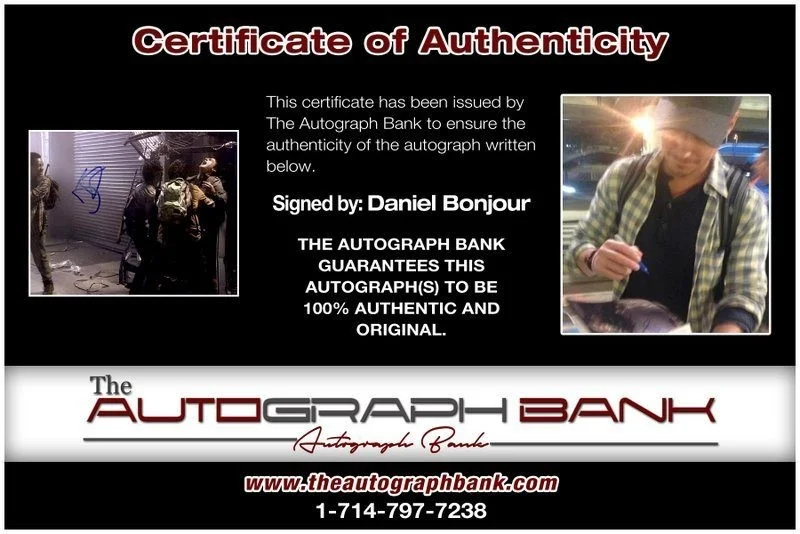 Daniel Bonjour — Daniel Bonjour authentic signed celebrity 8x10 photo W/Cert Autographed C14, изображение 2