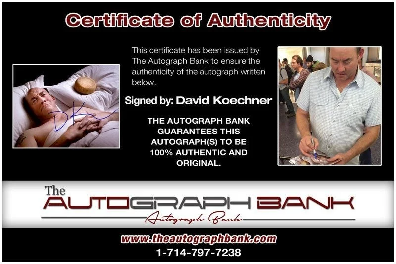 David Koechner — David Koechner authentic signed celebrity 8x10 photo W/Cert Autographed C5, image 2