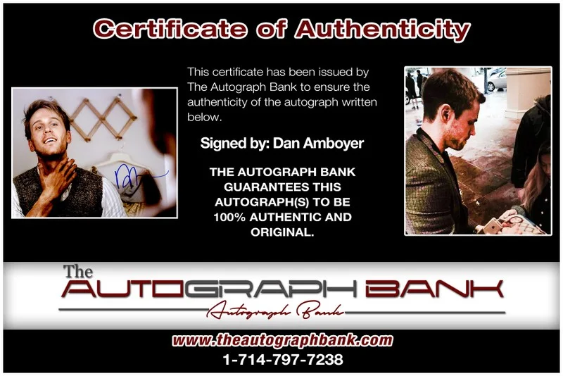 Dan Amboyer — Dan Amboyer authentic signed celebrity 8x10 photo W/Cert Autographed 2616a, image 2