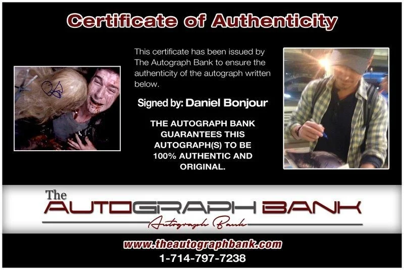 Daniel Bonjour — Daniel Bonjour authentic signed celebrity 8x10 photo W/Cert Autographed C7, image 2