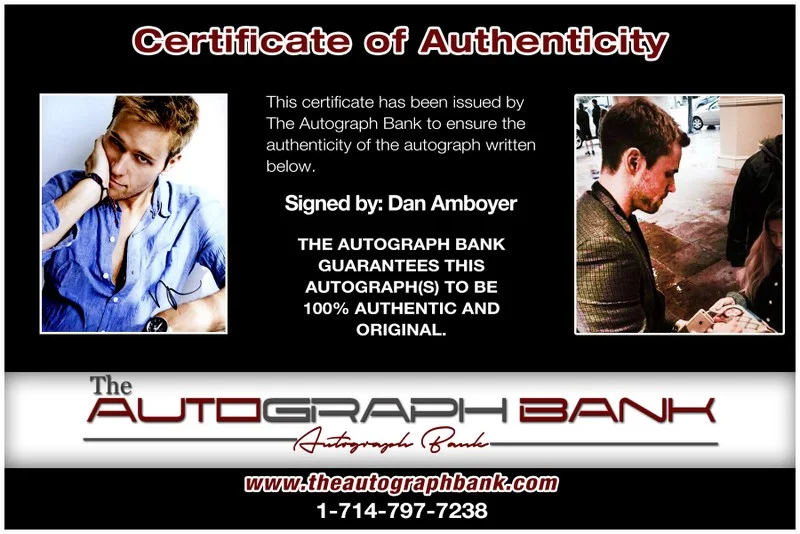 Dan Amboyer — Dan Amboyer authentic signed celebrity 8x10 photo W/Cert Autographed 2616c, image 2