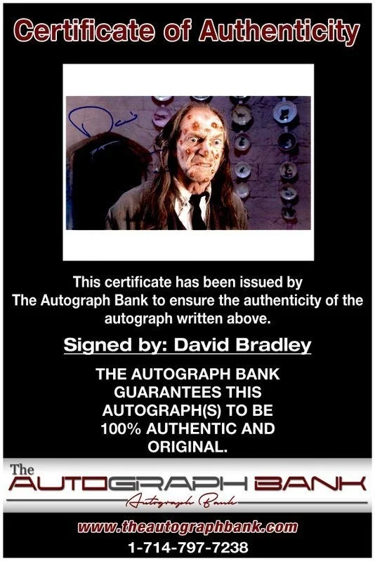 David Bradley — David Bradley authentic signed celebrity 8x10 photo W/Cert Autographed C9, image 2