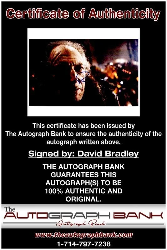 David Bradley — David Bradley authentic signed celebrity 8x10 photo W/Cert Autographed C4, image 2