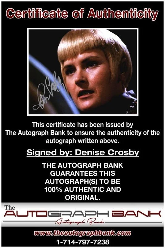 Denise Crosby — Denise Crosby authentic signed celebrity 8x10 photo W/Cert Autographed D3, изображение 2