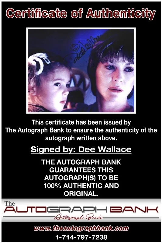 Dee Wallace — Dee Wallace authentic signed celebrity 8x10 photo W/Cert Autographed 40216a1, изображение 2