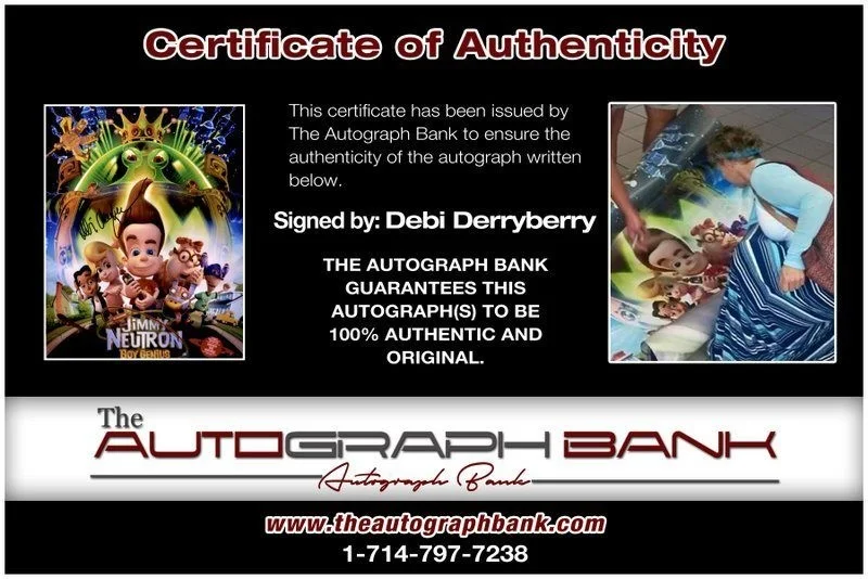 Debi Derryberry — Debi Derryberry authentic signed celebrity 8x10 photo W/Cert Autographed C1, изображение 2