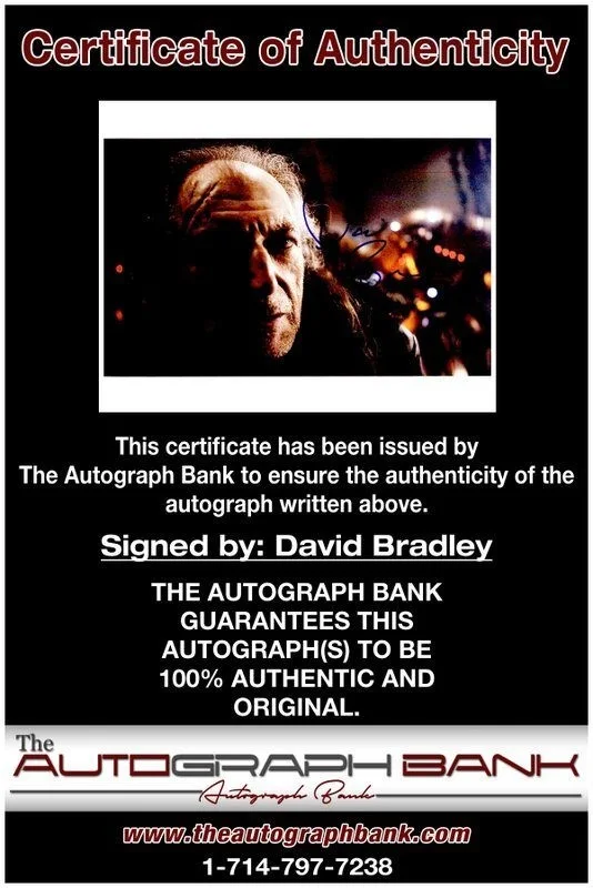 David Bradley — David Bradley authentic signed celebrity 8x10 photo W/Cert Autographed C1, image 2