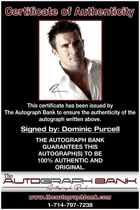 Dominic Purcell — Dominic Purcell authentic signed celebrity 8x10 photo W/Cert Autographed C4, image 2