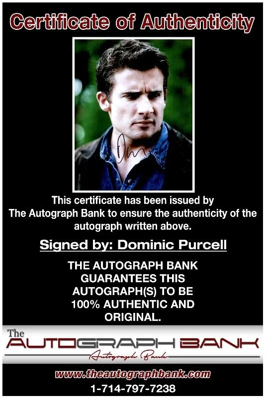 Dominic Purcell — Dominic Purcell authentic signed celebrity 8x10 photo W/Cert Autographed 2616d, изображение 2
